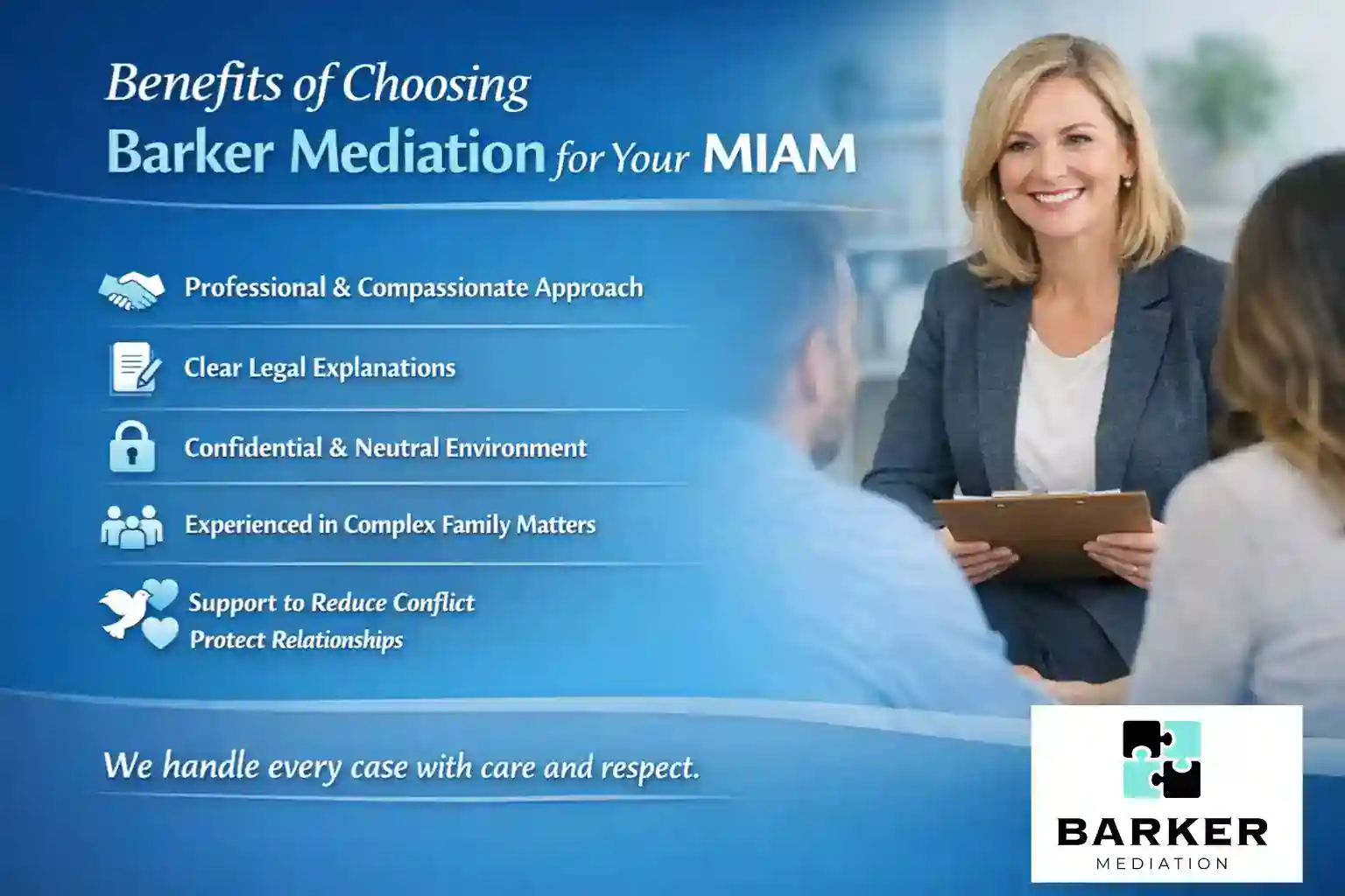 Benefits of Choosing Barker Mediation for Your MIAM Dorset